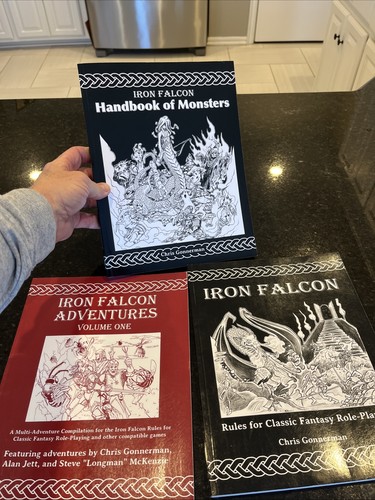 Lot iron falcon books - falcon,